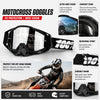 Windproof Off-Road Motorcycle Goggles with Anti-Fog Coated Lenses