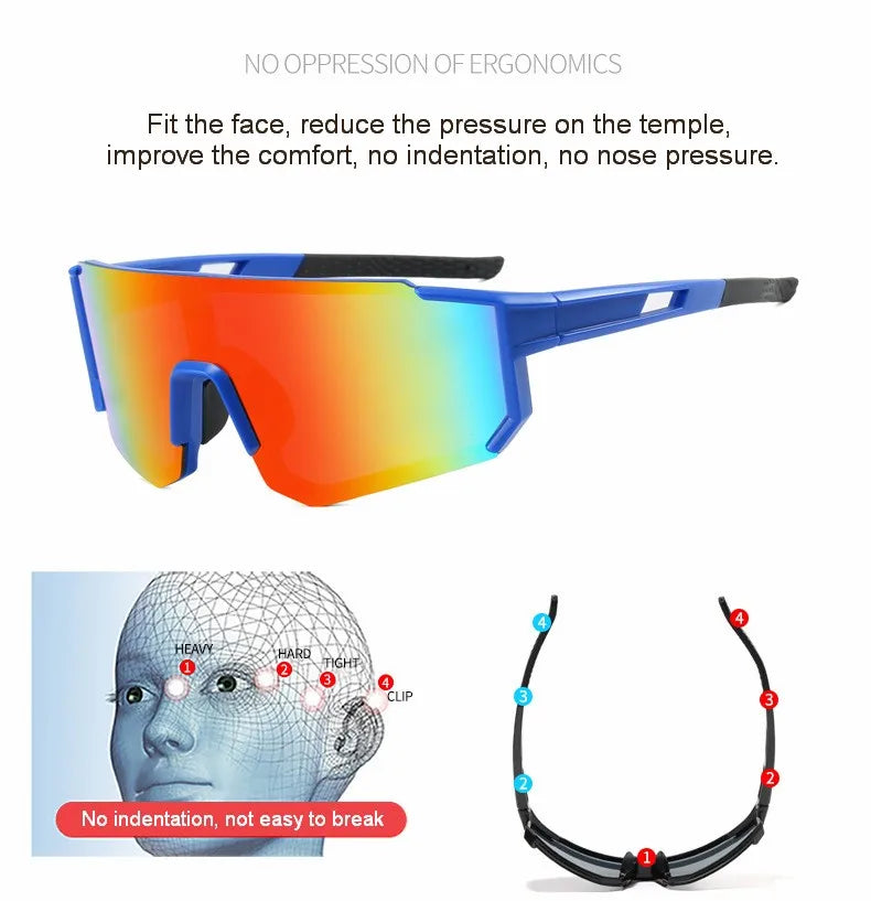 Photochromic Sports Sunglasses for Cycling, Running, and Outdoor Adventures