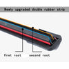 Newly upgraded double rubber strip showing the first and second root of a wiper blade.