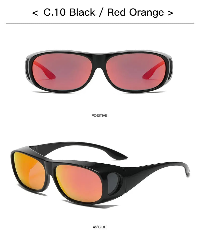 Polarized Fit-Over Sunglasses for Driving & Outdoor Sports