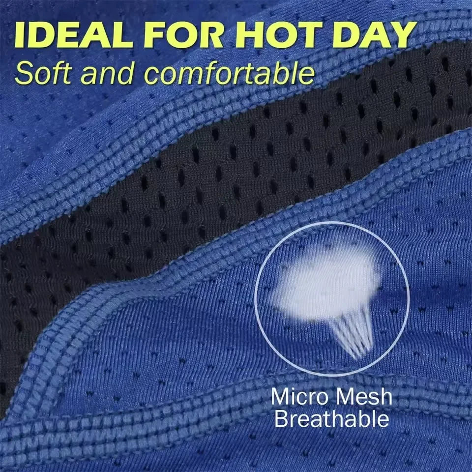 Breathable Mesh Cycling Skull Cap with Sweat-Wicking Liner