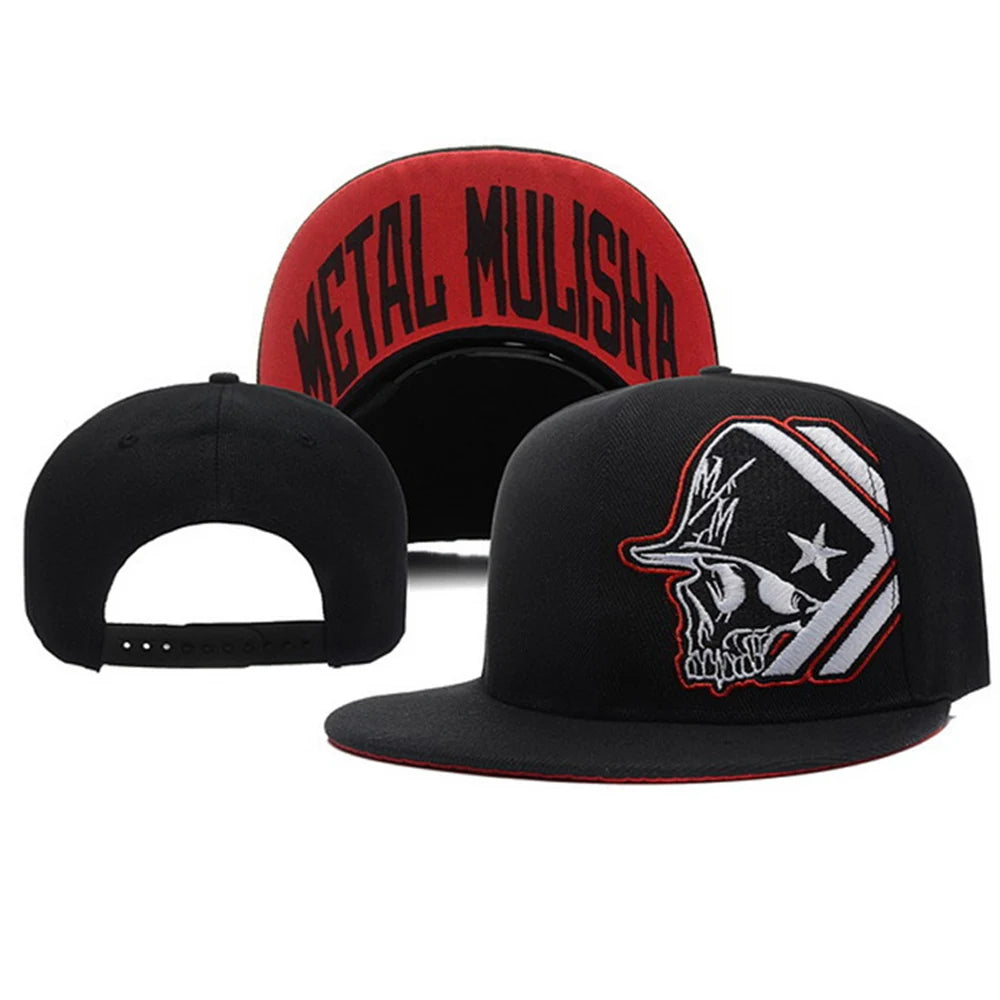 Embroidered Snapback Baseball Cap