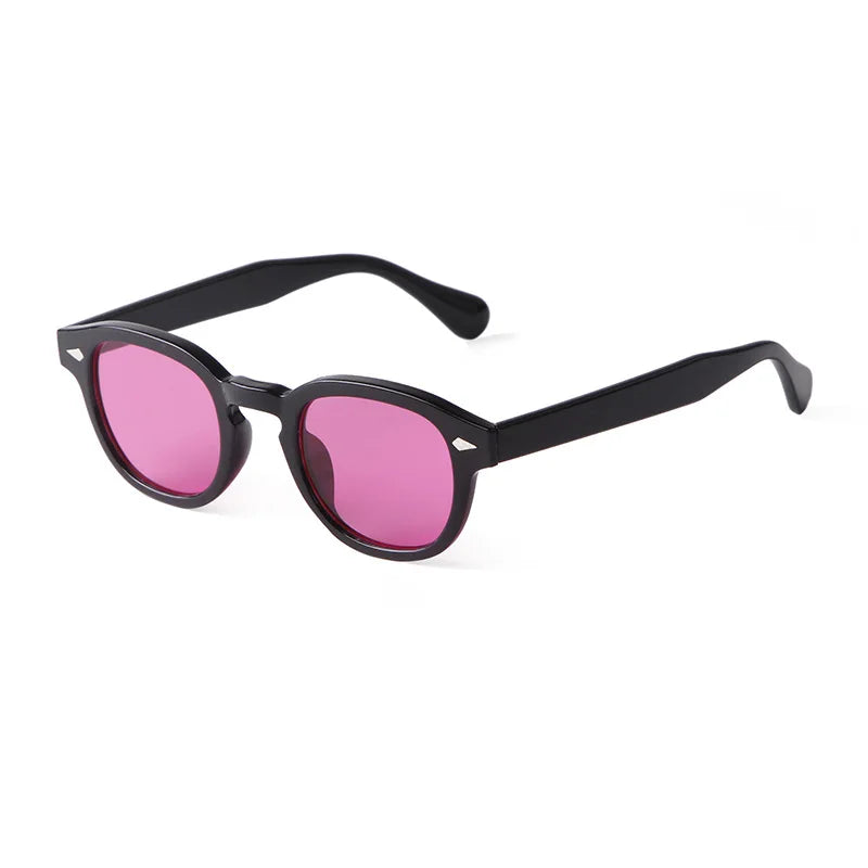 Retro Round Sunglasses with UV400 Protection