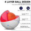 Caiton Pro 4-Layer Golf Balls with DuPont Surlyn Cover
