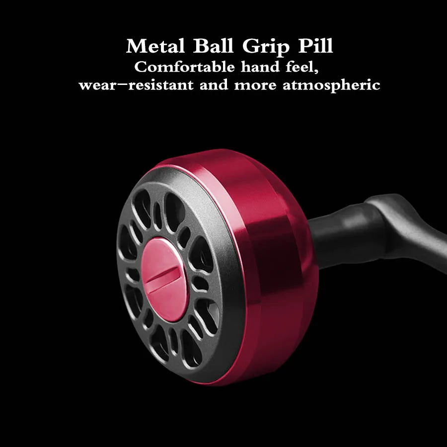 High-Speed Spinning Fishing Reel with Interchangeable Handle