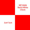 Rotes und weißes kariertes Flaggenmuster als heißes Shrink-Folie für RC-Modelle.