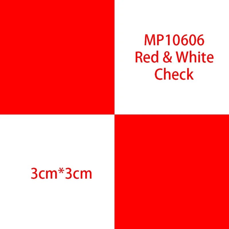 Rotes und weißes kariertes Flaggenmuster als heißes Shrink-Folie für RC-Modelle.