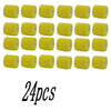 A set of 24 yellow self-adhesive elastic bandage tape rolls arranged in a grid.