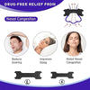 Black hypoallergenic nasal strips for drug-free relief from nasal congestion and snoring