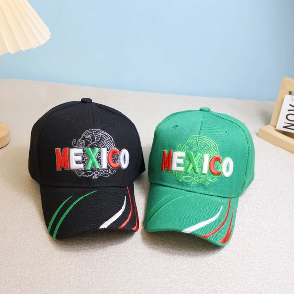 Embroidered Letter Baseball Cap with Adjustable Strap