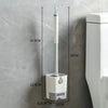Wall-Mounted Toilet Brush Set with Holder