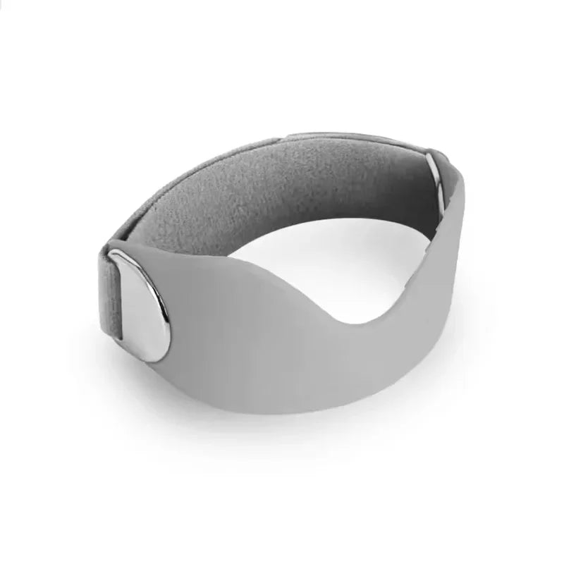 Gray adjustable silicone knee pads designed for joint support.