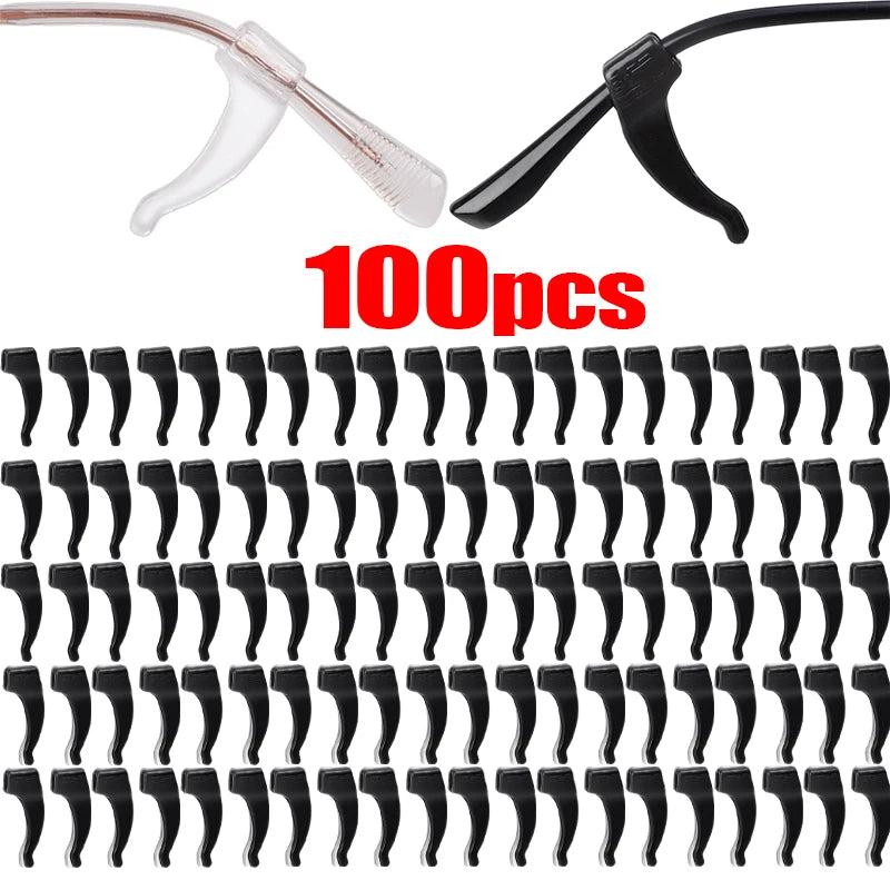Silicone Anti-Slip Glasses Ear Hooks – Ergonomic Eyewear Grips