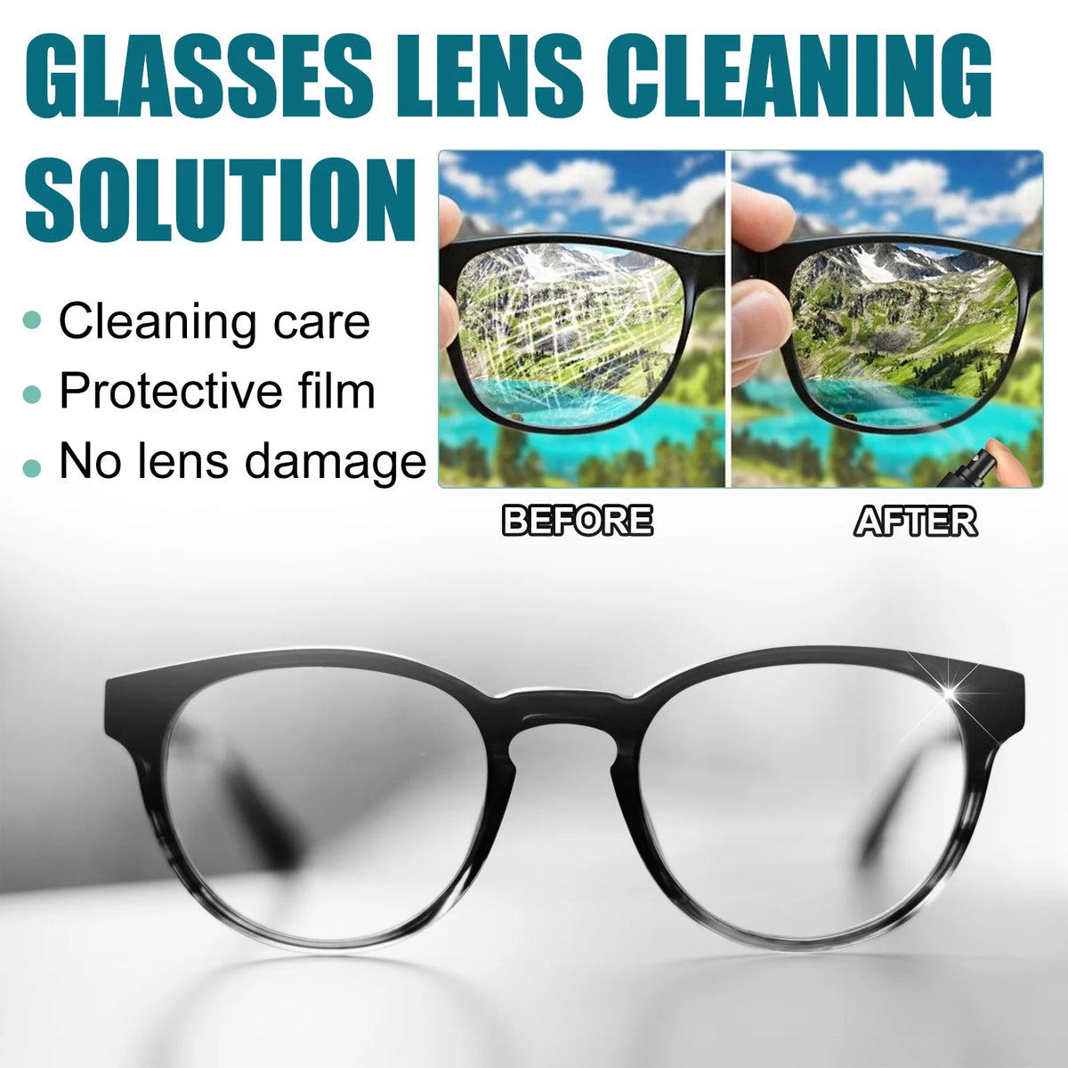 Glasses Lens Cleaner Spray – 100ml