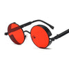 Retro Round Metal Sunglasses with UV400 Protection