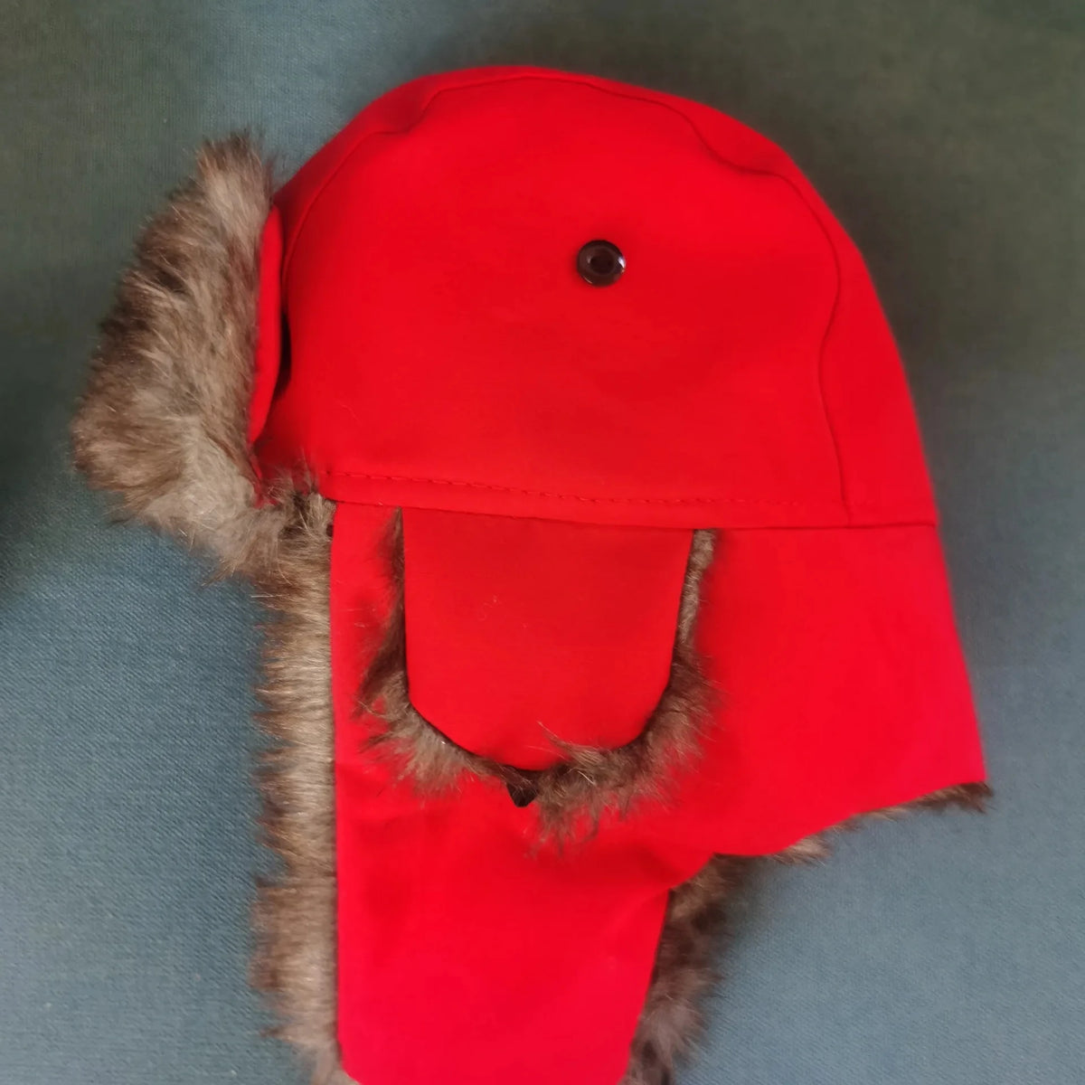 Faux Fur Trapper Hat with Ear Flaps