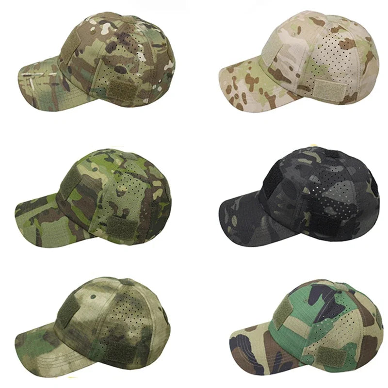 Tactical Camouflage Baseball Cap for Outdoor Adventures