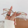 Retro Cat Eye Glasses with Blue Light Blocking & Photochromic Lenses