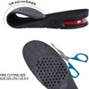 Adjustable Height Increase Insoles with Shock Absorption