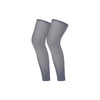 Pair of gray UV protection compression leg sleeves.