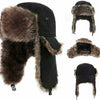 Faux Fur Trapper Hat with Ear Flaps