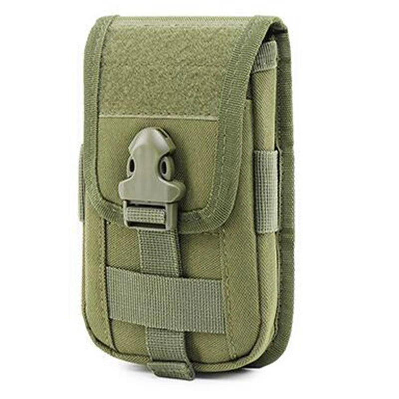 Rugged Tactical Phone Pouch with MOLLE System