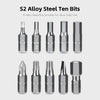 Compact 14-in-1 Ratchet Wrench Multi-Tool for Bicycles