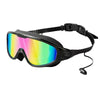 Colorful Anti-Fog Swimming Goggles with UV400 Protection and Silicone Frame
