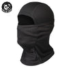 Black breathable mesh balaclava face mask for sun and dust protection