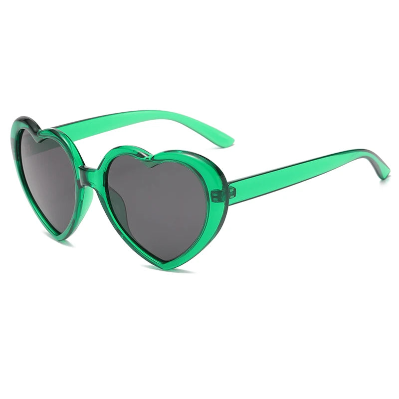 Polarized Heart-Shaped Sunglasses with UV Protection