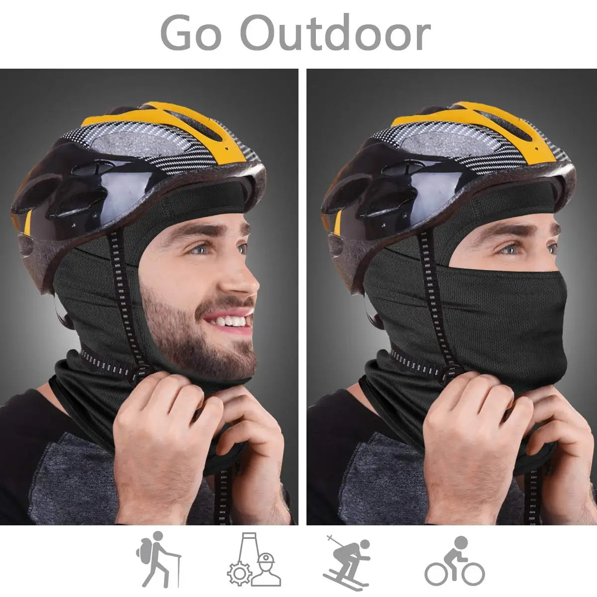 Breathable Full Face Balaclava for Skiing and Outdoor Sports