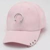 Classic Cotton Cap with Metal Ring Detail