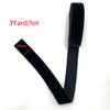Black stretch velvet elastic headband shown diagonally with a 20mm measurement mark.