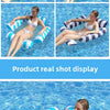 Striped Inflatable Pool Hammock for Adults
