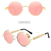 Classic Round Metal Frame Sunglasses with UV400 Protection