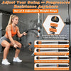 Set of 8 adjustable weight rings used for progressive resistance training workouts