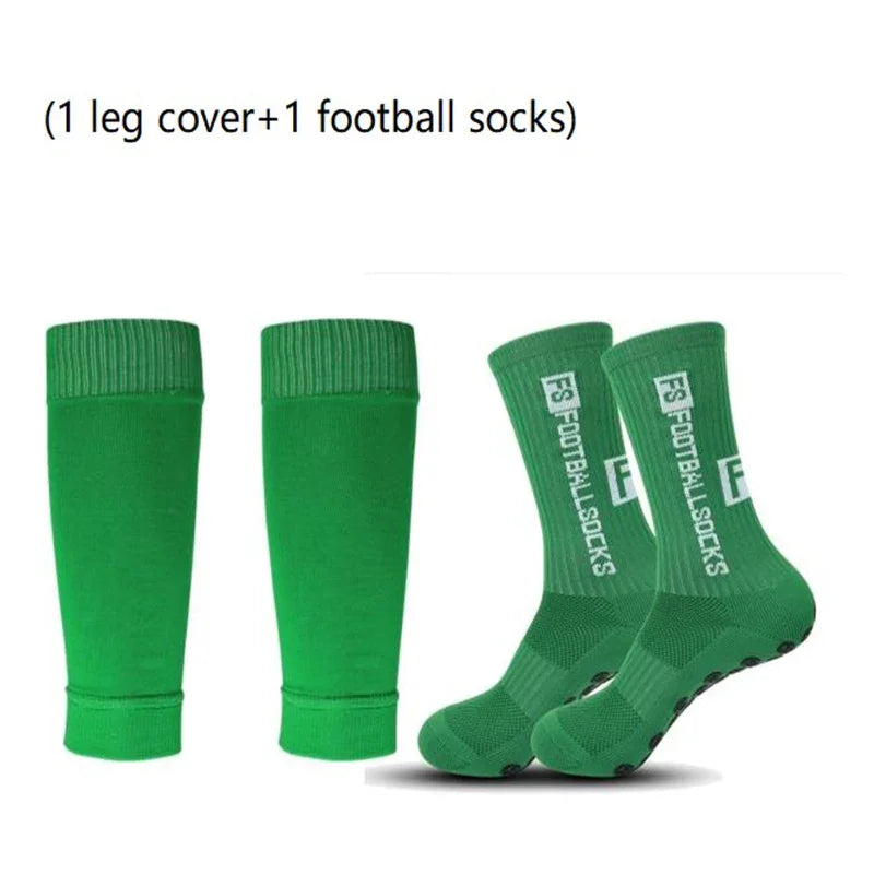 Grüne Knielange Sporthose und Beinabdeckung für Fußball