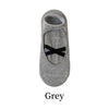 Grey crisscross strap yoga socks