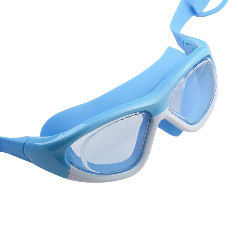 Kids Swim Goggles with Anti-Fog Lenses and Silicone Earplugs