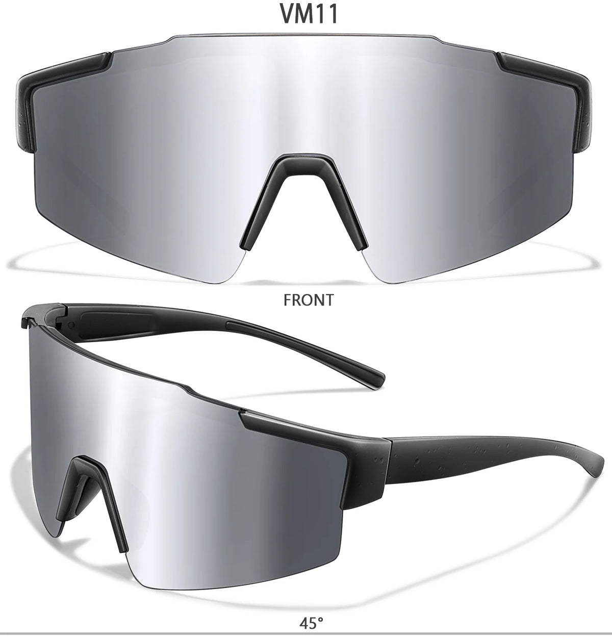 UV400 Polarized Sports Sunglasses (3-Pack)