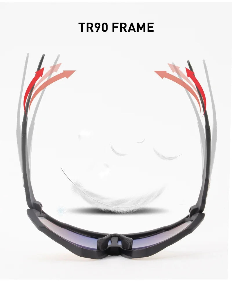 Photochromic Cycling Sunglasses with UV400 Protection