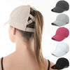 Quick-Dry Mesh Ponytail Baseball Cap