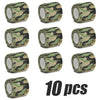 Rollos de vendas elásticas de camuflaje para deportes y caza