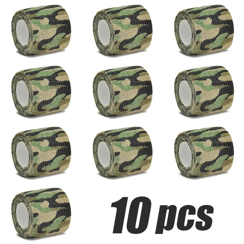 Rollos de vendas elásticas de camuflaje para deportes y caza