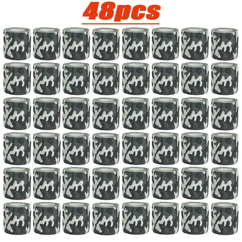48 pieces of camouflage elastic wrap tape for joint support