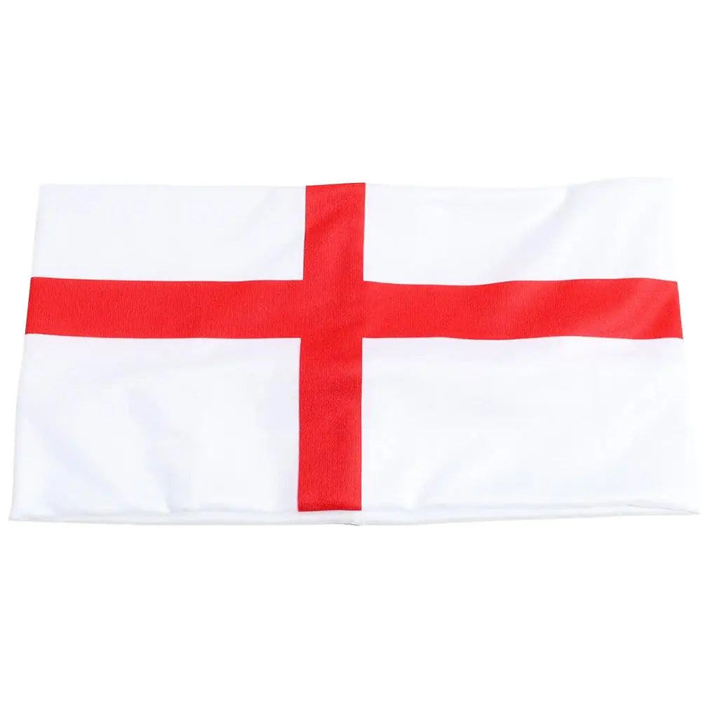 Drapeau blanc avec une croix rouge.