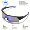 UV400 Protective Sports Sunglasses – Lightweight Wrap-Around for Cycling, Running & Outdoor Adventures