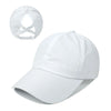 Women's Quick-Dry Mesh Baseball Cap with Ponytail Opening