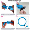 Adjustable Weighted Exercise Hoop for Core and Waist Toning