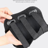 A hand holds a black wrist protection elastic lining fabric suitable for different weight and thinness groups.